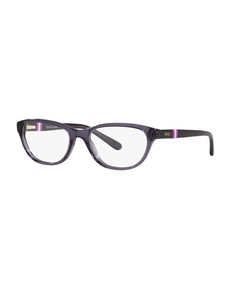 Polo Prep Women's Cat Eye Eyeglasses PP8542 Shiny Opal Red $16.32 Womens