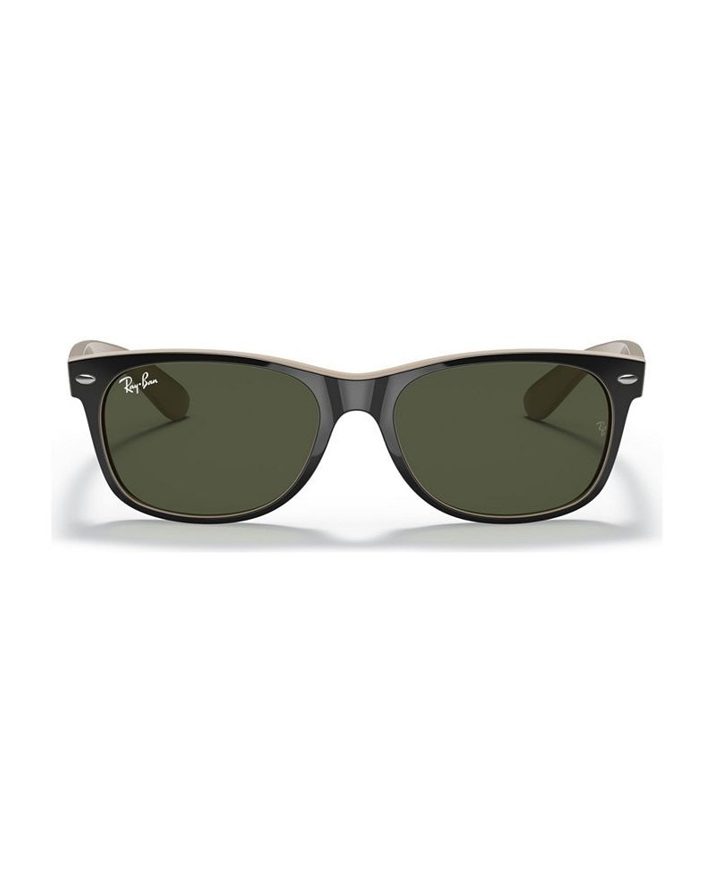Sunglasses RB2132 NEW WAYFARER COLOR MIX BLACK CLEAR/GREEN $18.12 Unisex
