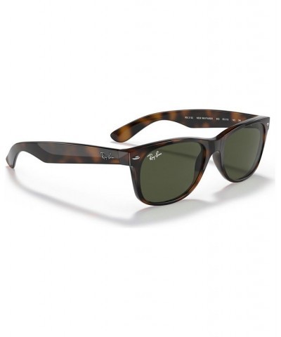 Sunglasses RB2132 NEW WAYFARER COLOR MIX BLACK CLEAR/GREEN $18.12 Unisex