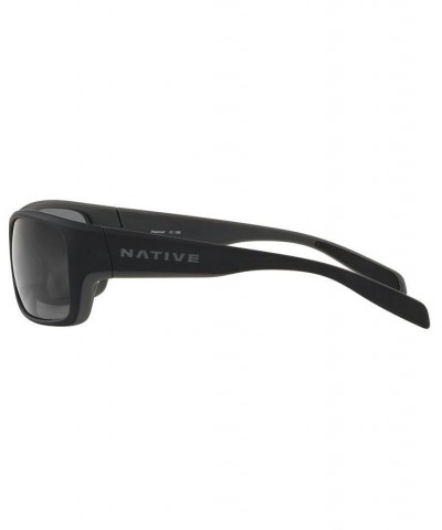 Native Men's Polarized Sunglasses XD0062 64 MATTE BLACK/GRANITE/GREY $12.98 Mens