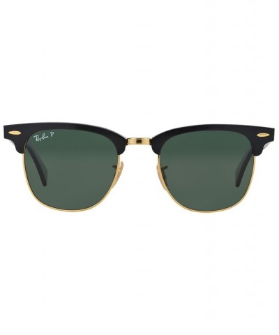 Polarized Sunglasses RB3507 CLUBMASTER ALUMINUM Black/Green $56.76 Unisex