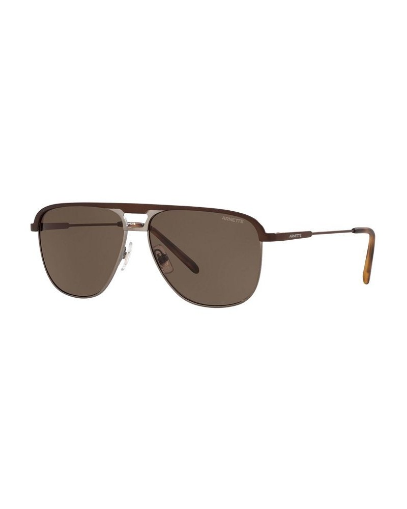 Men's Sunglasses AN3082 57 BROWN MATTE/BROWN $10.34 Mens