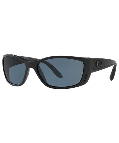 Polarized Sunglasses FISCH POLARIZED 64 BLACK/GREY $38.60 Unisex