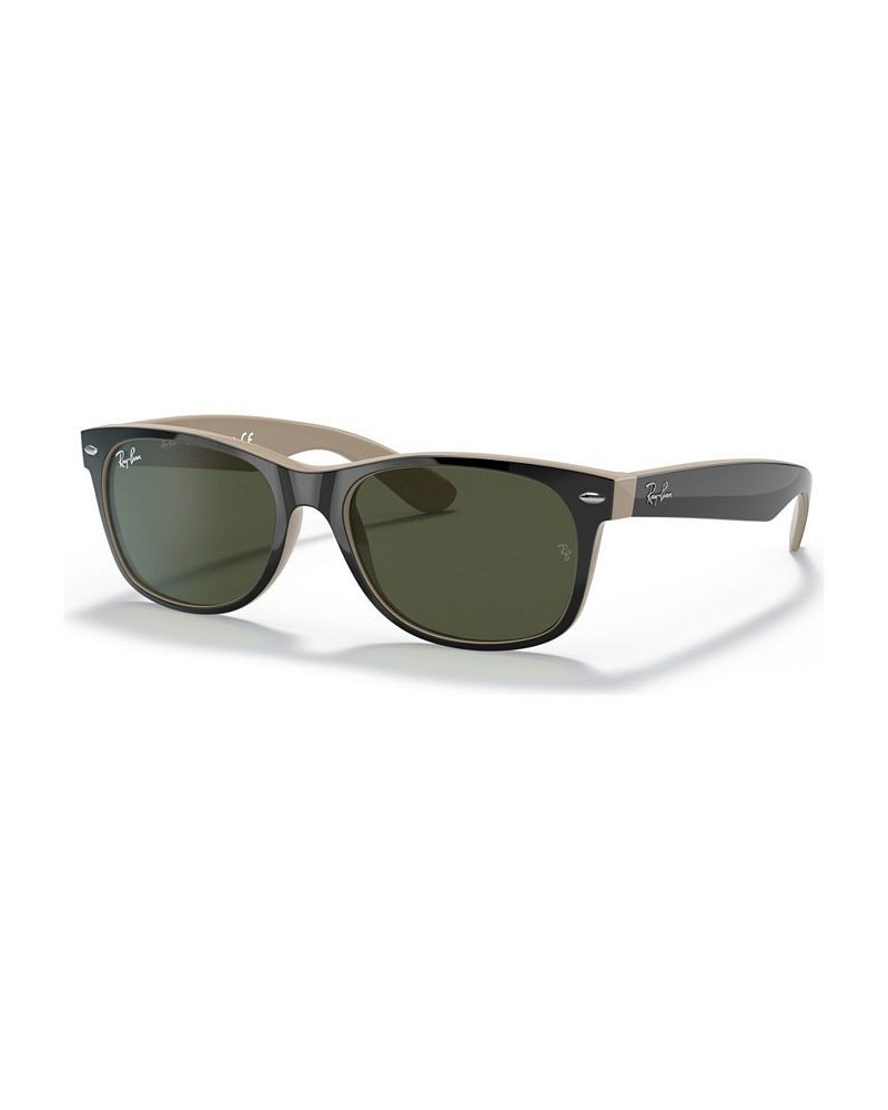 Sunglasses RB2132 NEW WAYFARER COLOR MIX Black/Green $42.28 Unisex