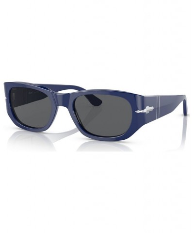 Unisex Sunglasses PO3307S52-X Blue $97.15 Unisex