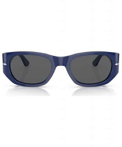 Unisex Sunglasses PO3307S52-X Blue $97.15 Unisex