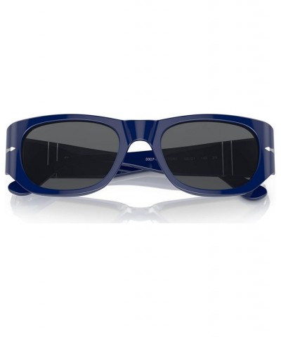 Unisex Sunglasses PO3307S52-X Blue $97.15 Unisex