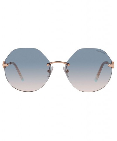 Women's Sunglasses TF3077 60 RUBEDO/LIGHT BLUE GRADIENT BLUE $113.36 Womens