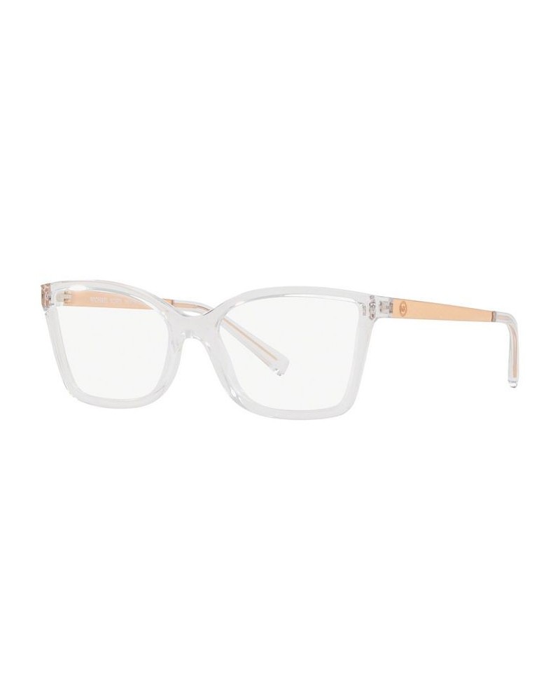 MK4058 Women's Rectangle Eyeglasses Burgandy $21.60 Womens