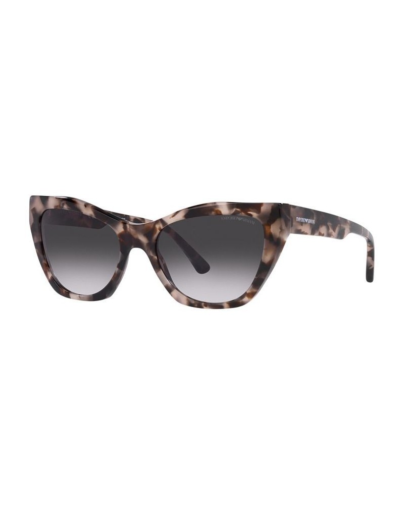 Women's Sunglasses EA4176 54 Shiny Black $24.08 Womens