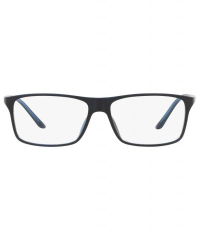 SH1043X Men's Square Eyeglasses Black/Blue $44.21 Mens