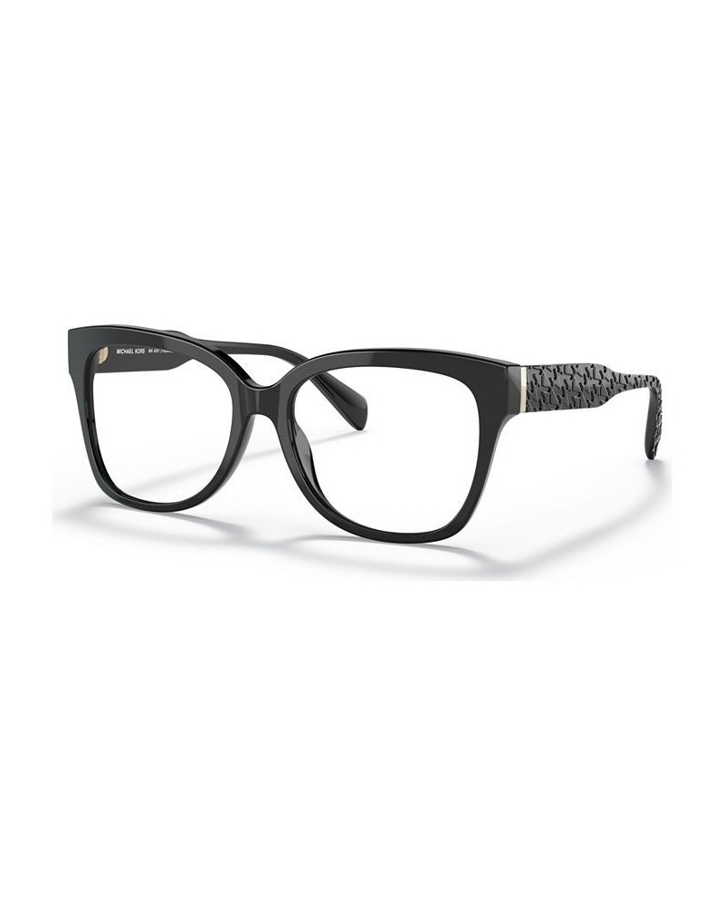 Women's Square Eyeglasses MK409154-O Black $44.82 Womens