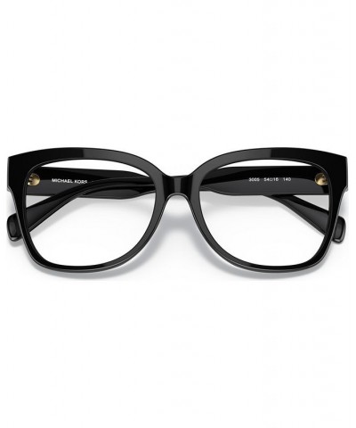 Women's Square Eyeglasses MK409154-O Black $44.82 Womens