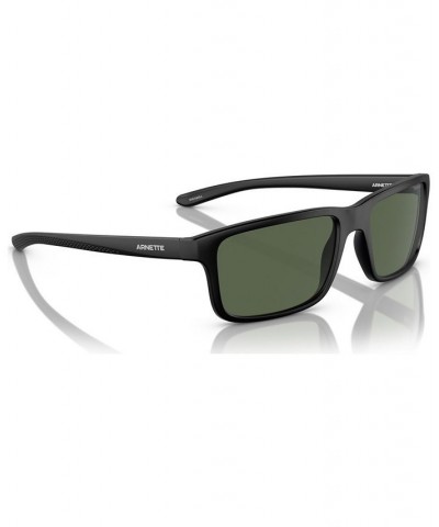 Men's Polarized Sunglasses AN432257-P 57 Matte Black $15.30 Mens