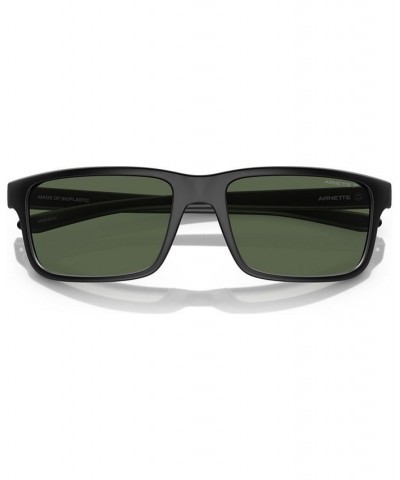 Men's Polarized Sunglasses AN432257-P 57 Matte Black $15.30 Mens