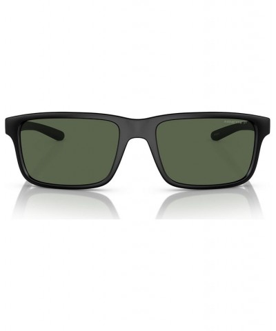 Men's Polarized Sunglasses AN432257-P 57 Matte Black $15.30 Mens