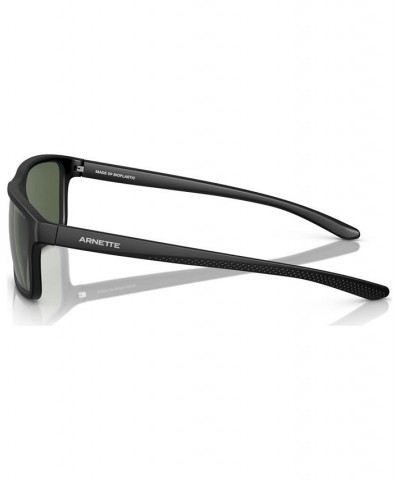 Men's Polarized Sunglasses AN432257-P 57 Matte Black $15.30 Mens