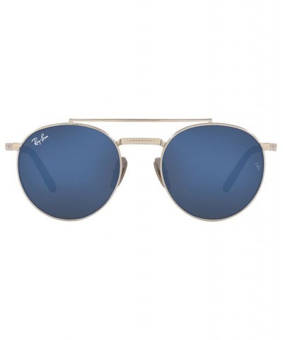 Unisex Sunglasses Round Ii Titanium 50 Silver-Tone $80.56 Unisex