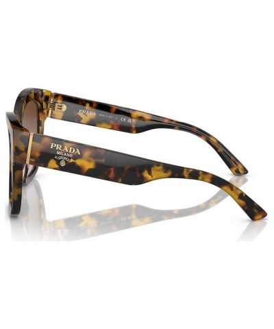 Women's Low Bridge Fit Sunglasses PR 17ZSF55-Y Honey Tortoise $57.78 Womens
