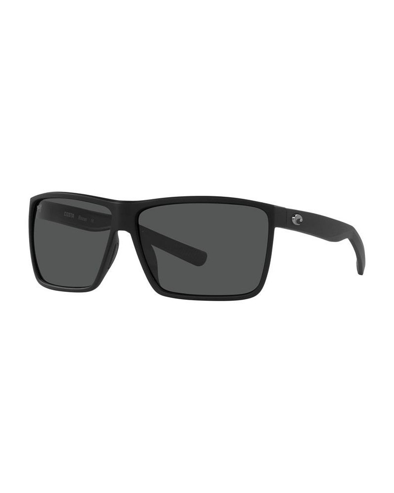 Men's Polarized Sunglasses 6S9018 63 Matte Black $54.04 Mens