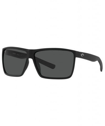 Men's Polarized Sunglasses 6S9018 63 Matte Black $54.04 Mens