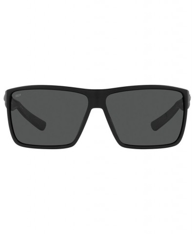 Men's Polarized Sunglasses 6S9018 63 Matte Black $54.04 Mens