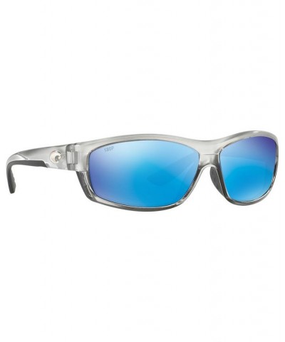 Polarized Sunglasses SALTBREAK 65P SILVER/BLUE MIR POL $60.06 Unisex