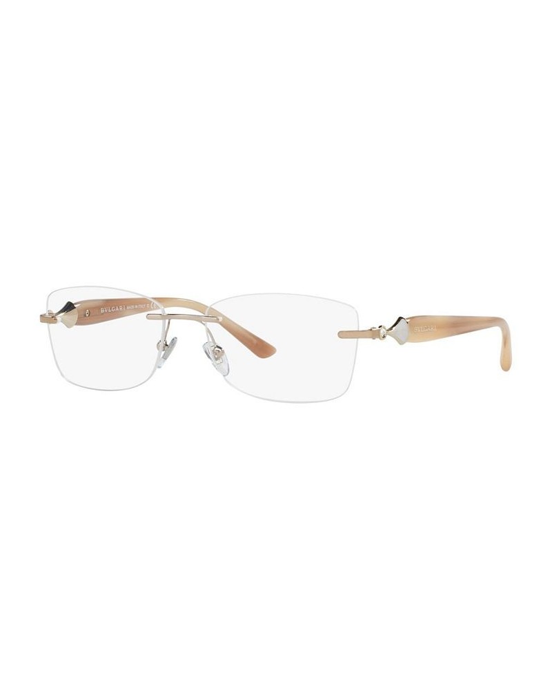 BV2190B Women's Rectangle Eyeglasses Brown $93.06 Womens