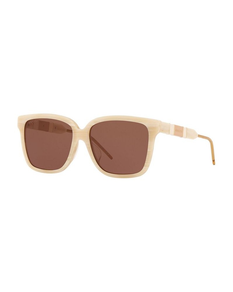 Women's Sunglasses GC001341 HORN BROWN/BROWN $84.38 Womens