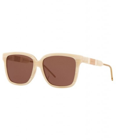 Women's Sunglasses GC001341 HORN BROWN/BROWN $84.38 Womens