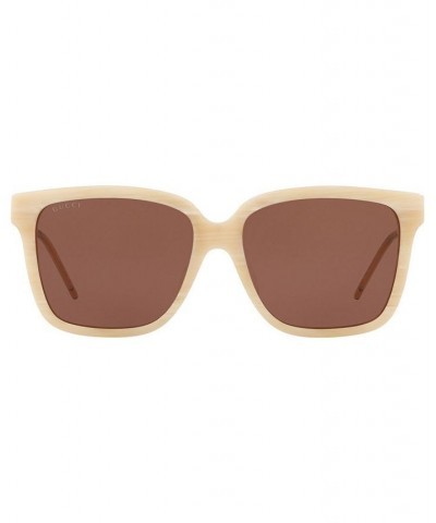 Women's Sunglasses GC001341 HORN BROWN/BROWN $84.38 Womens