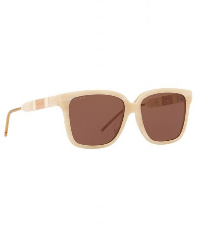 Women's Sunglasses GC001341 HORN BROWN/BROWN $84.38 Womens