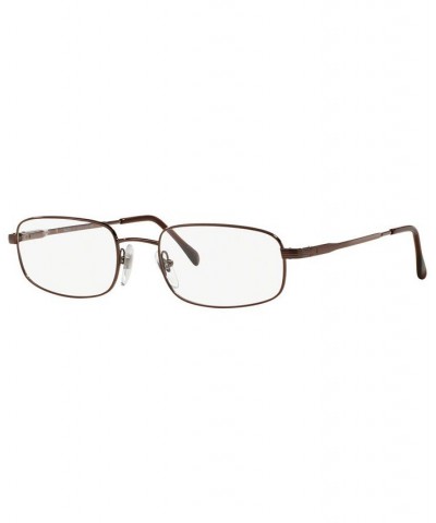 SF2115 Men's Rectangle Eyeglasses Copper $35.62 Mens