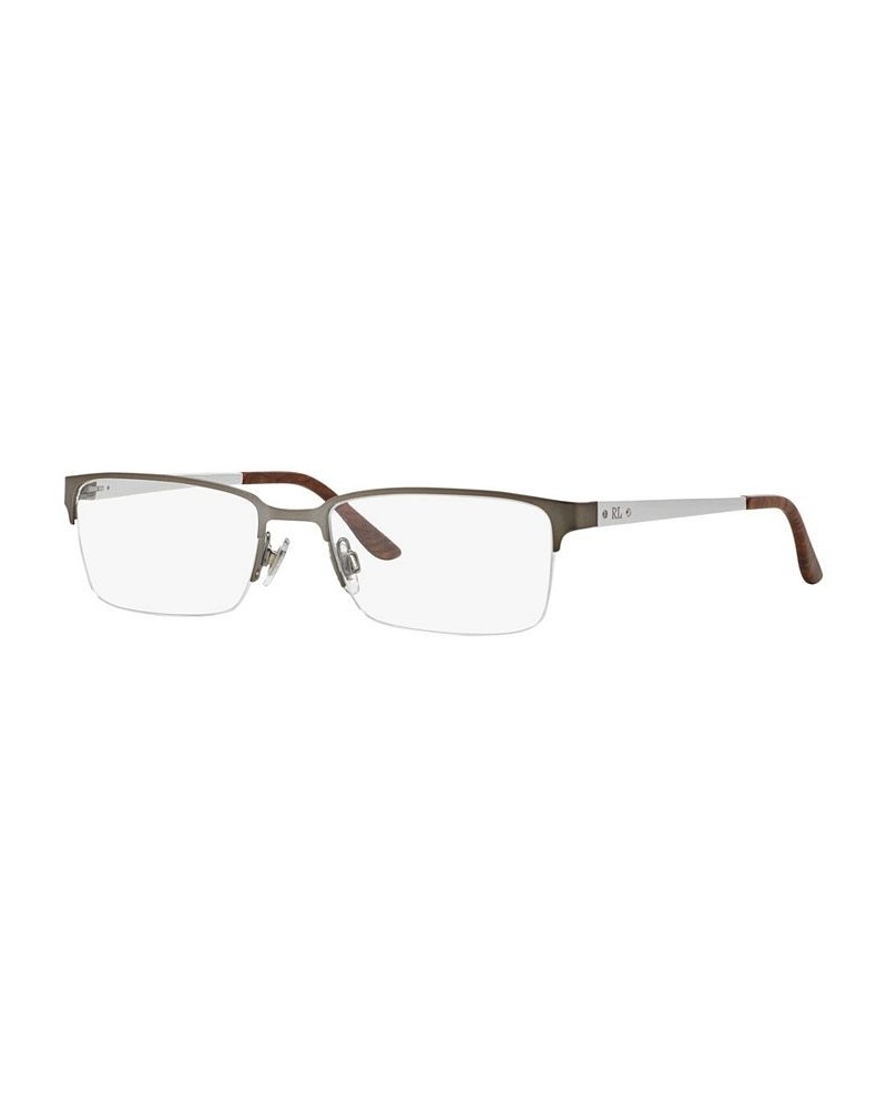 RL5089 Men's Rectangle Eyeglasses Shiny Blac $62.93 Mens