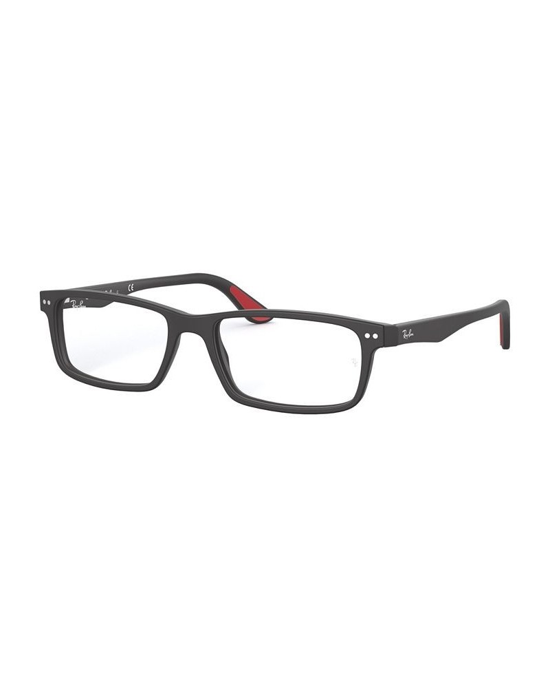RX5277 Unisex Rectangle Eyeglasses Heather Black $32.22 Unisex