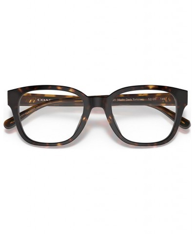 Men's Square Eyeglasses HC6190U Transparent Brown Gradient $19.60 Mens