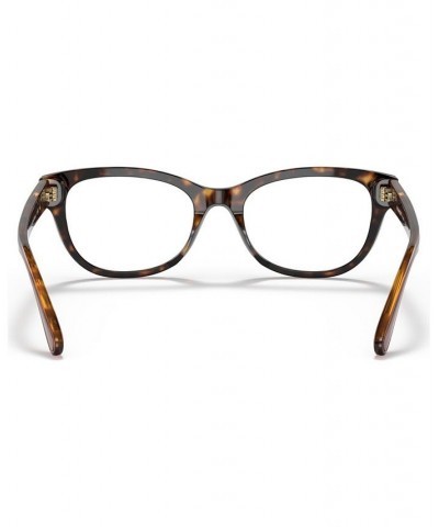 Men's Square Eyeglasses HC6190U Transparent Brown Gradient $19.60 Mens