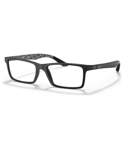 RX8901 Men's Rectangle Eyeglasses Shiny Blac $26.40 Mens