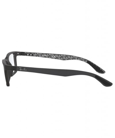 RX8901 Men's Rectangle Eyeglasses Shiny Blac $26.40 Mens