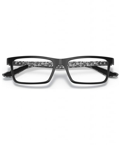 RX8901 Men's Rectangle Eyeglasses Shiny Blac $26.40 Mens