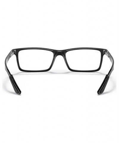 RX8901 Men's Rectangle Eyeglasses Shiny Blac $26.40 Mens