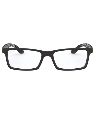 RX8901 Men's Rectangle Eyeglasses Shiny Blac $26.40 Mens