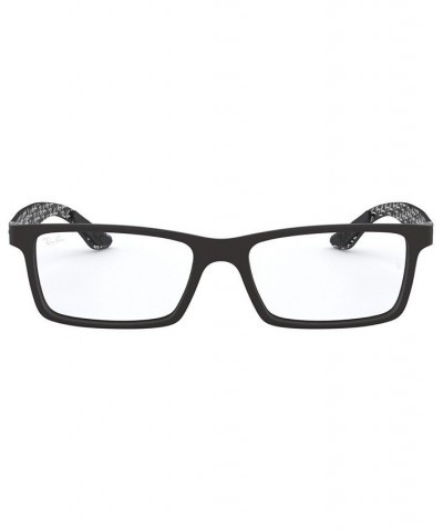 RX8901 Men's Rectangle Eyeglasses Shiny Blac $26.40 Mens