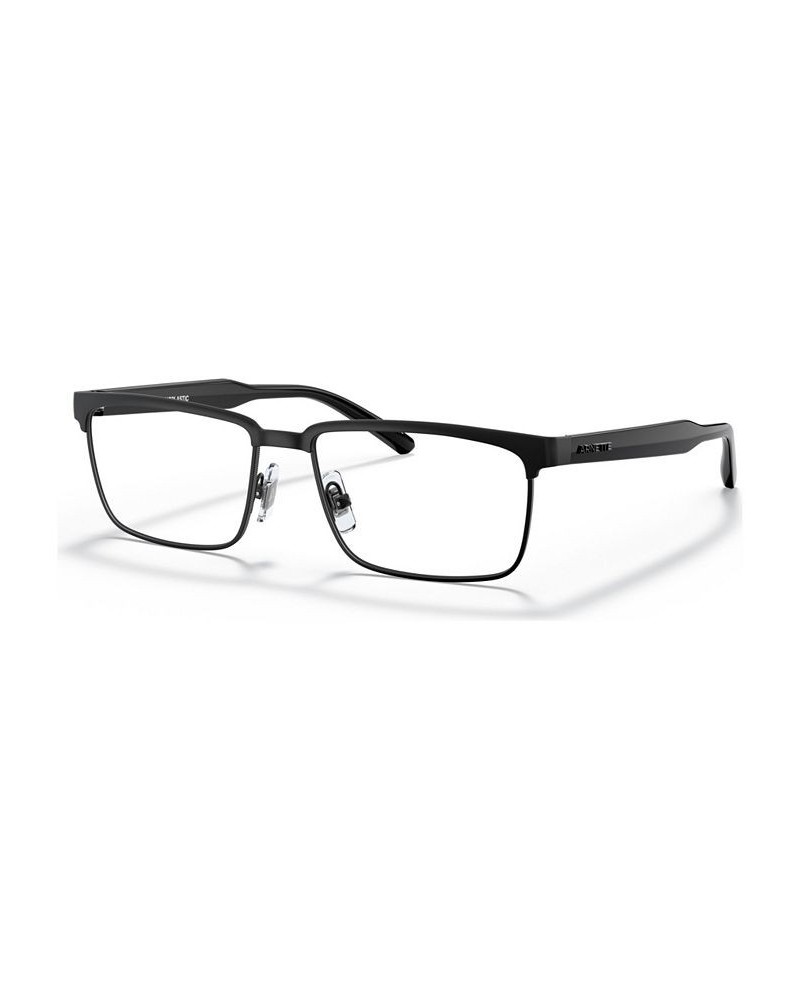 Unisex Rectangle Eyeglasses AN613154-O Matte Black $30.94 Unisex