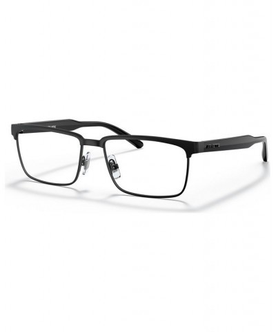 Unisex Rectangle Eyeglasses AN613154-O Matte Black $30.94 Unisex