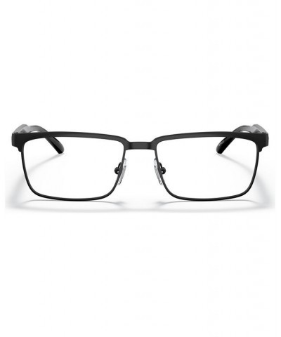 Unisex Rectangle Eyeglasses AN613154-O Matte Black $30.94 Unisex