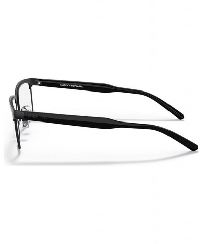 Unisex Rectangle Eyeglasses AN613154-O Matte Black $30.94 Unisex