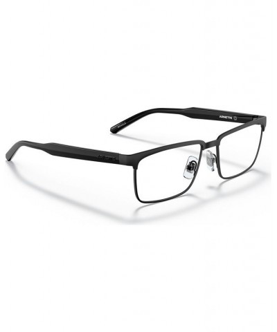 Unisex Rectangle Eyeglasses AN613154-O Matte Black $30.94 Unisex