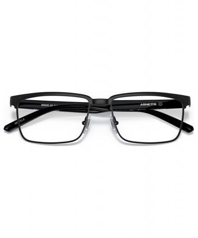 Unisex Rectangle Eyeglasses AN613154-O Matte Black $30.94 Unisex