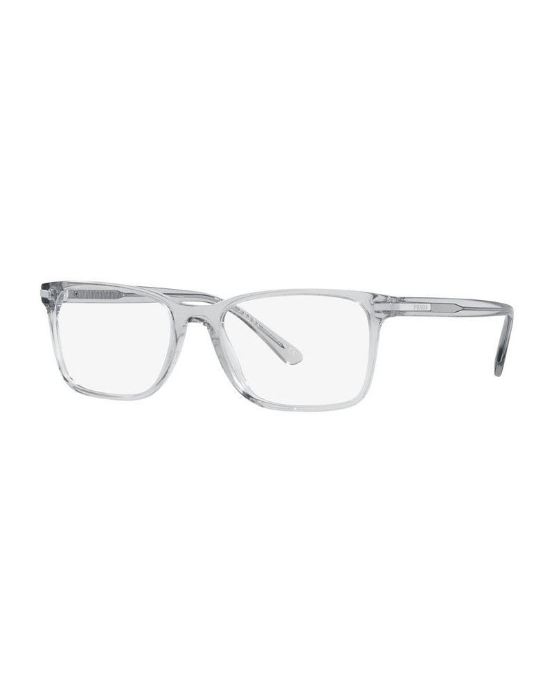 PR14WV Men's Rectangle Eyeglasses Blue Crystal $55.67 Mens